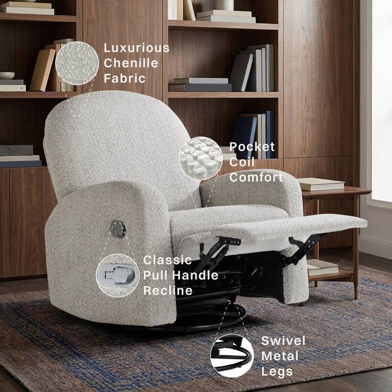 Relax A Lounger Parker Swivel Rocker Recliner