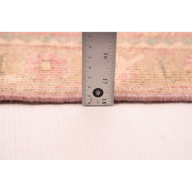 ECARPETGALLERY Hand-knotted Antalya Vintage Pink Wool Rug - 9'10 x 12'2