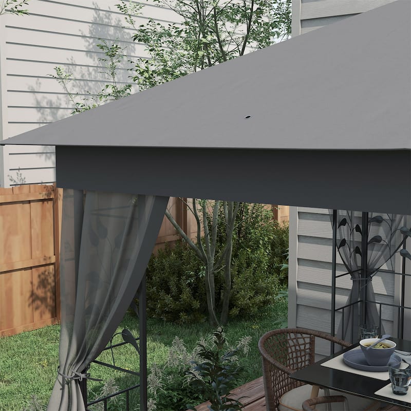 10' x 11.5' Metal Patio Gazebo