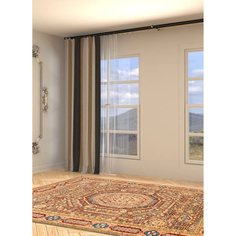 ECARPETGALLERY Hand-knotted Jules Serapi Brown Wool Rug - 9'0 x 12'0
