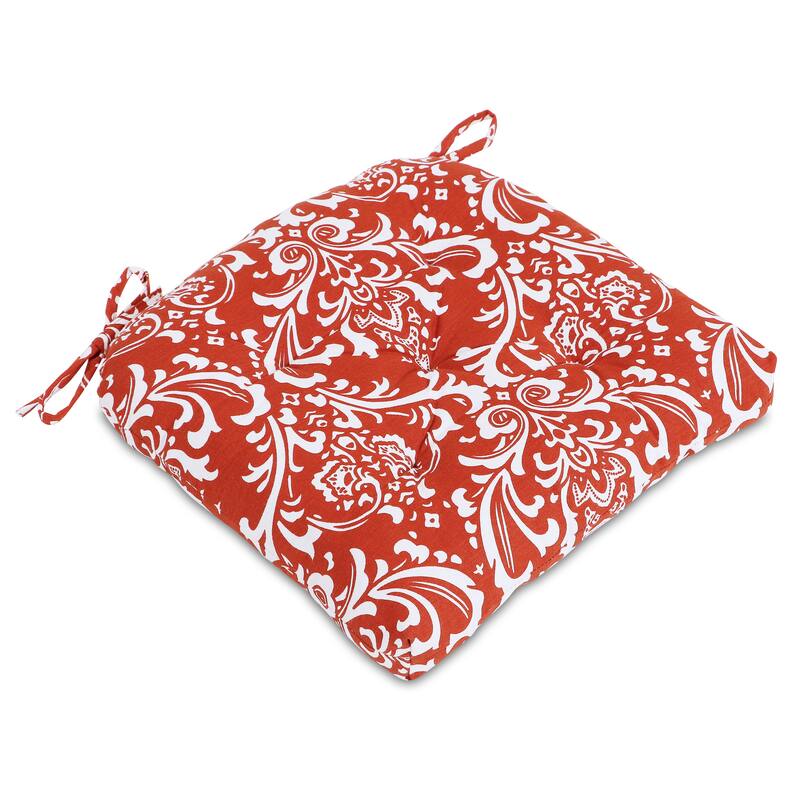 Handmade Cotton Chair Seat Pads Cushions with Ties - 16''x16'' for Dining | Home | Office Chairs