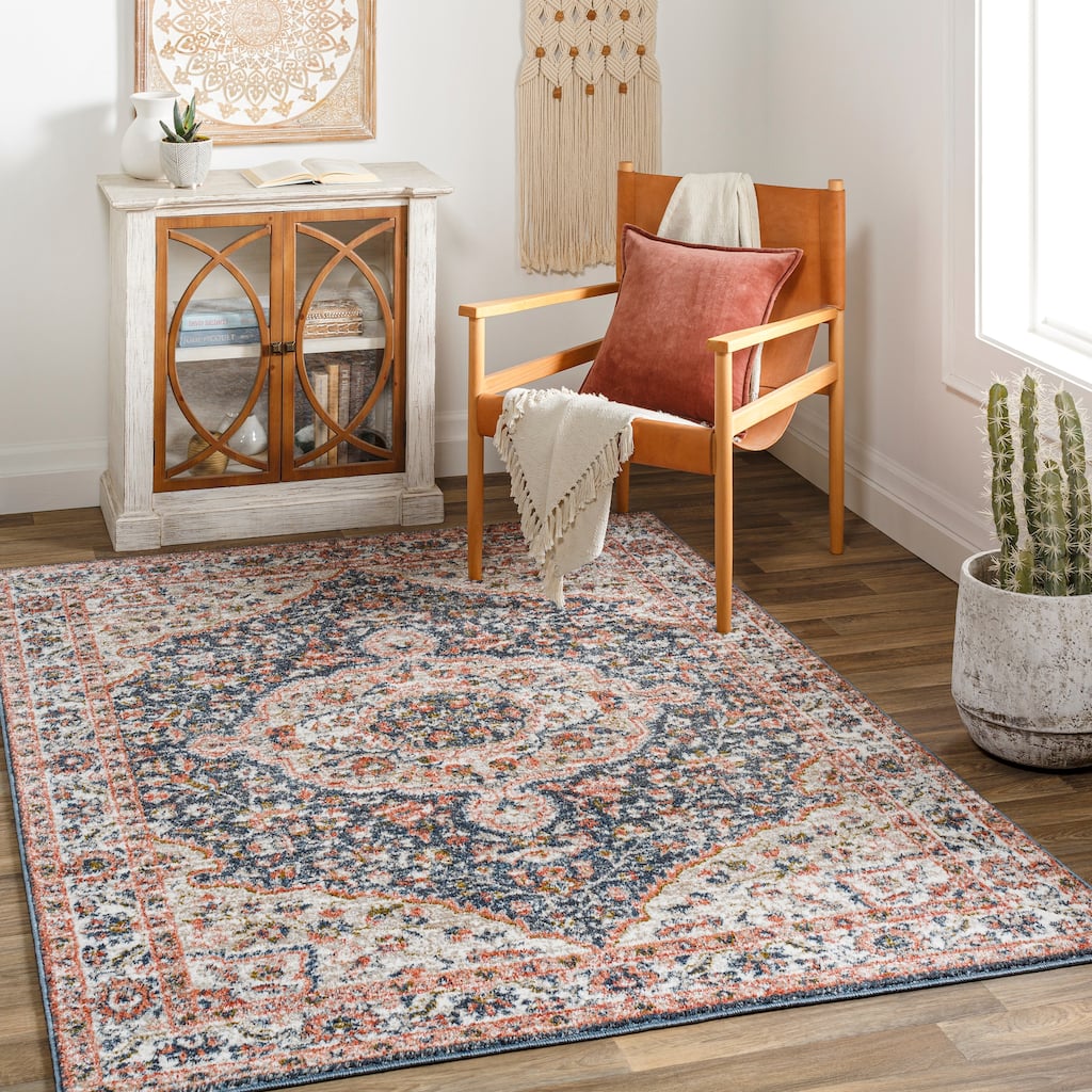 Artistic Weavers Heena Vintage Floral Medallion Rug