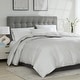 preview thumbnail 12 of 16, Colossal King Oversized Down Alternative Baffle Box Comforter (10' x 10') World's Biggest King - Grey