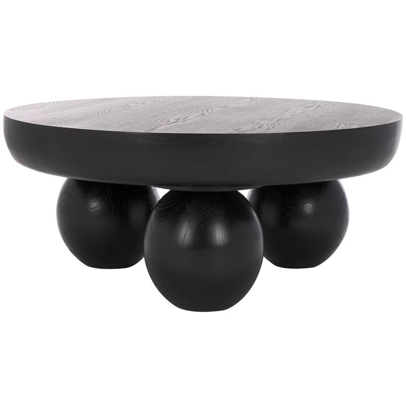 SAFAVIEH Couture Hayliette Round Wood Coffee Table - 38"W x 38"D x 15"H