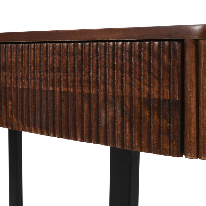 console table with sturdy sled legs