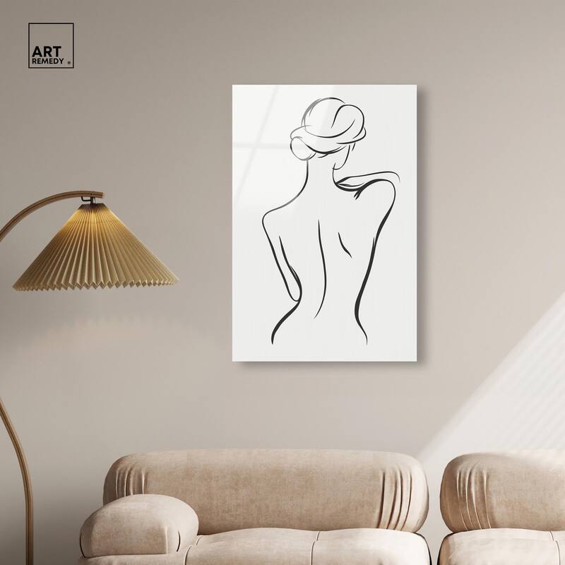Woman in Contour III Acrylic by Art Remedy, Ready to Hang