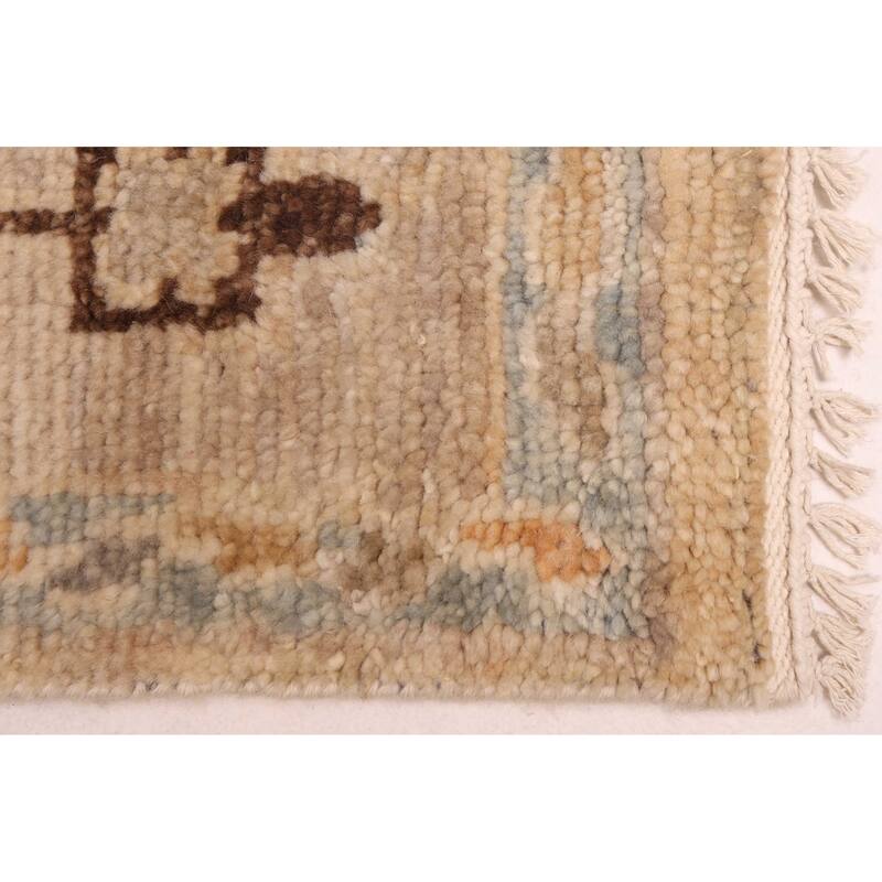 ECARPETGALLERY Hand-knotted Jules Serapi Beige Wool Rug - 9'2 x 11'7