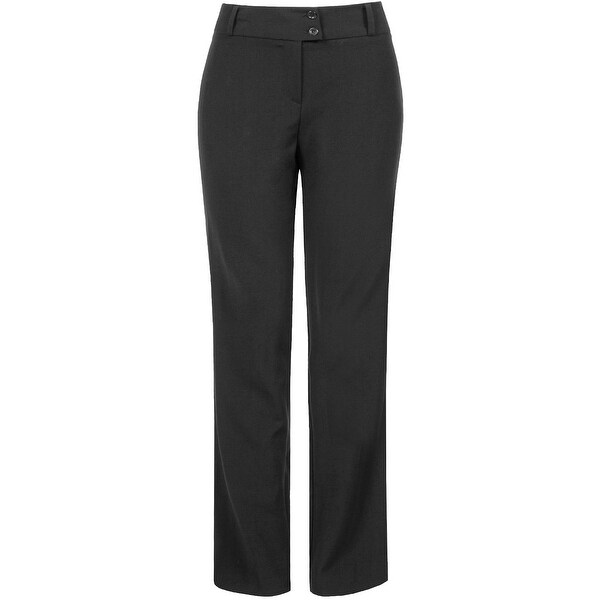 black trouser pants women's