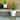 Mid-Century  Set of 2 10' & 8" Ridge Ceramic Planter on Wood Stand,Matte White