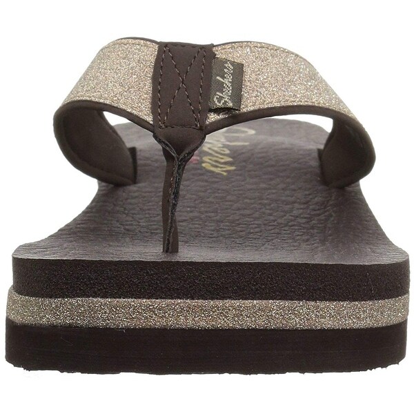 skechers glitter flip flops