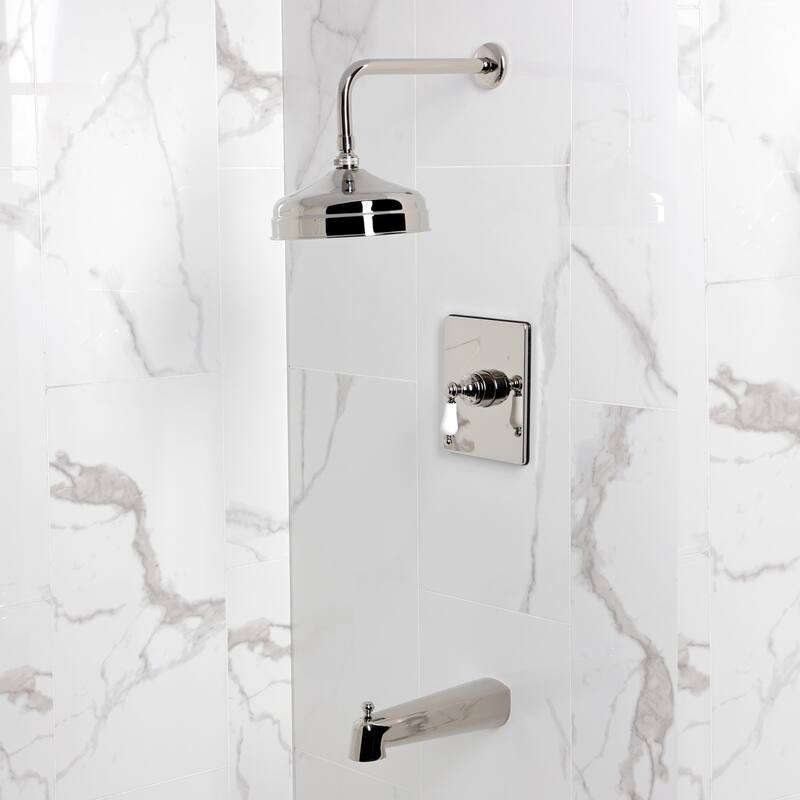 Kingston Brass Single-Handle Pressure Balanced Tub and Shower Faucet