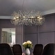 preview thumbnail 1 of 4, 12 Light Décor Sputnik Chrome Chandelier with Firework Crystal Accent - W:39.4"