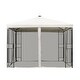preview thumbnail 6 of 11, Ainfox 10x10ft Outdoor Gazebo with Lights and Solar Panel Remote Control Netting