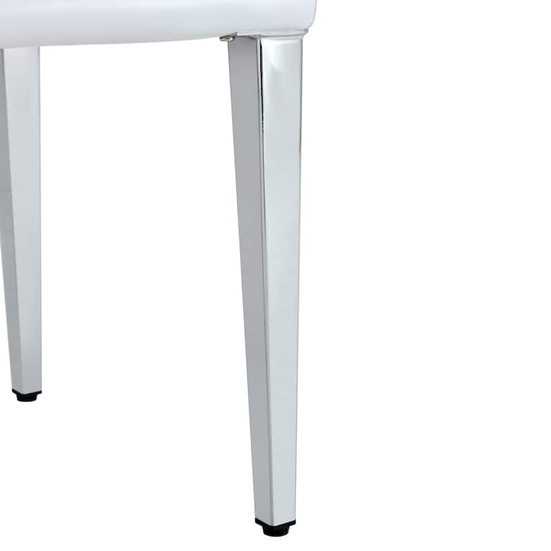 Two Pu Dining Chairs, Simple And Versatile, Exquisite And Versatile Dining Chairs Unlock A Comfortable New Experience.(Set Of 2)