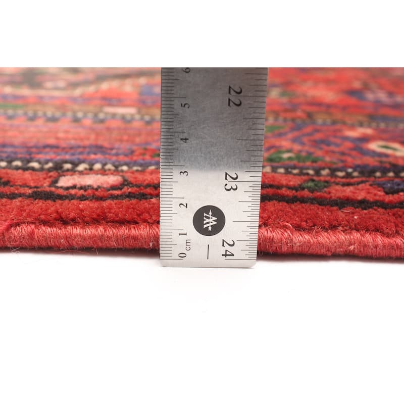 ECARPETGALLERY Hand-knotted Andelz Red Wool Rug - 4'6 x 7'1