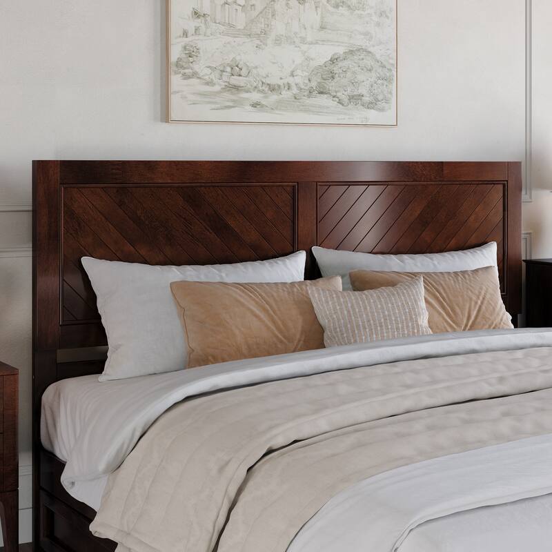 Clayton Platform Bed with Panel Footboard and Storage Drawers