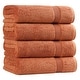 preview thumbnail 62 of 105, Superior Heritage Egyptian Cotton Absorbent Bath Towel Set of 4