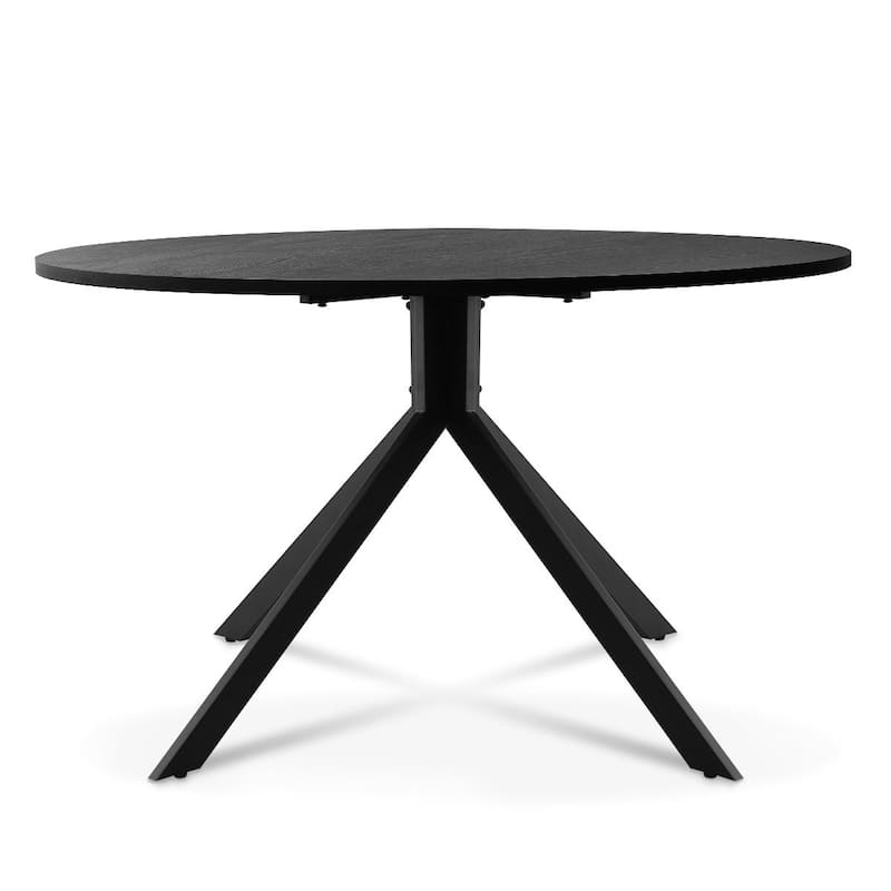 43" Round Dining Table - Black