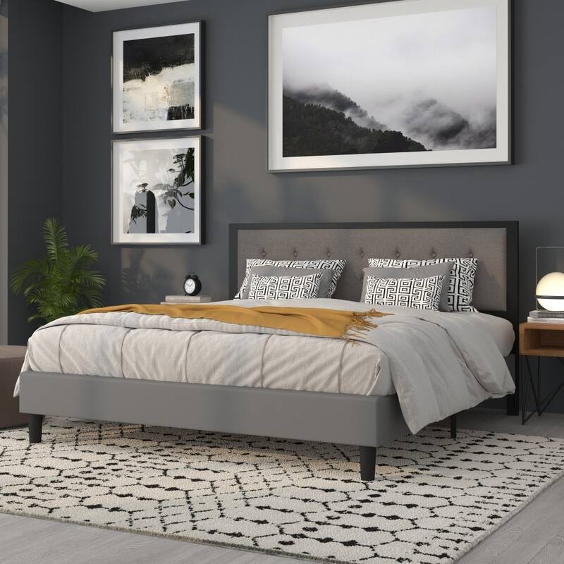 Metal Tufted Upholstered Headboard - Modern Headboard