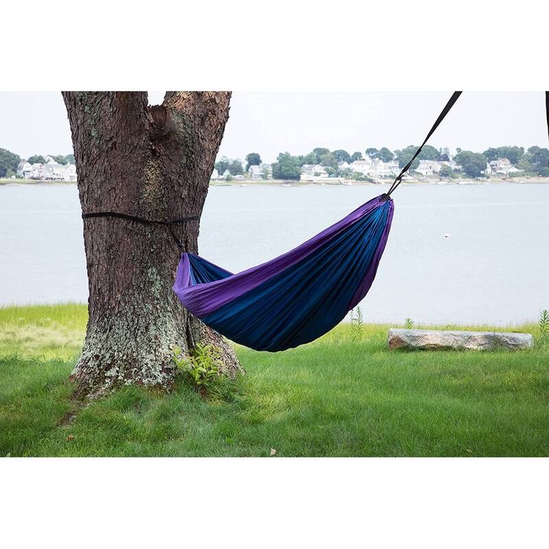 Makena Camping Hammock Set With Storage Bag Double Hammock for Two Outdoor Tree Swing Portable Hammock
