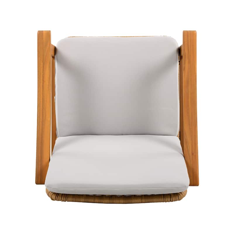 Christopher Knight Home - Sanchez Acacia Wood Patio Dining Chairs（Set of 2）