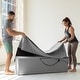preview thumbnail 11 of 39, Avana Kami Convertible Chaise / Yoga & Massage - 2-In-1 Ottoman with Concealed Fold Out Yoga Lounge Chair, Microvelvet