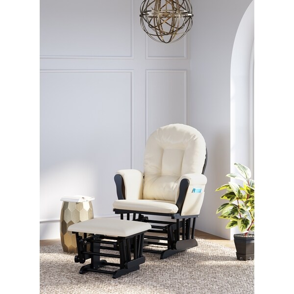 storkcraft premium hoop glider and ottoman