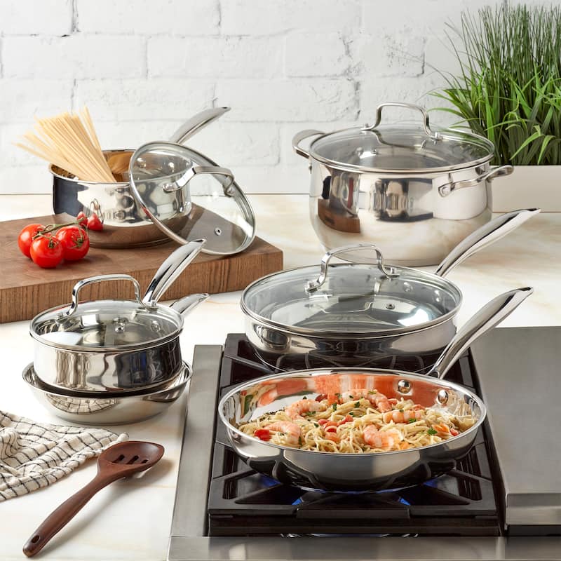 Denmark 10pc Stainless Steel Cookware Set