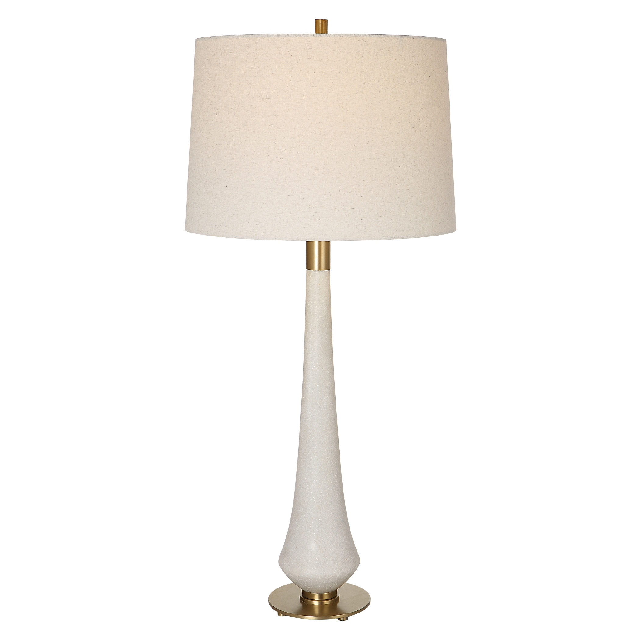 Uttermost Marille Ivory Stone Table Lamp - 16"x35.5"x16"