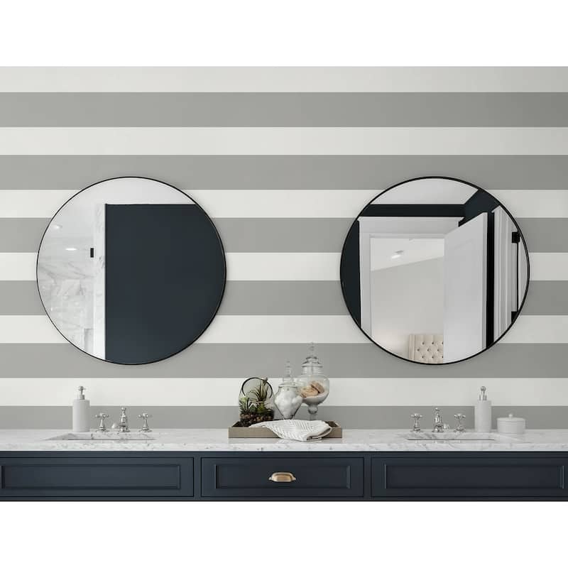 Luxe Haven Designer Stripe Peel and Stick Wallpaper