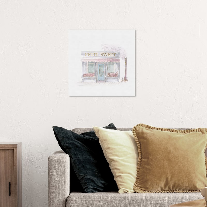 Wynwood Studio 'Petit Sweet II' Food and Cuisine Wall Art Canvas Print Baking Essentials - Pink, White - 20 x 20