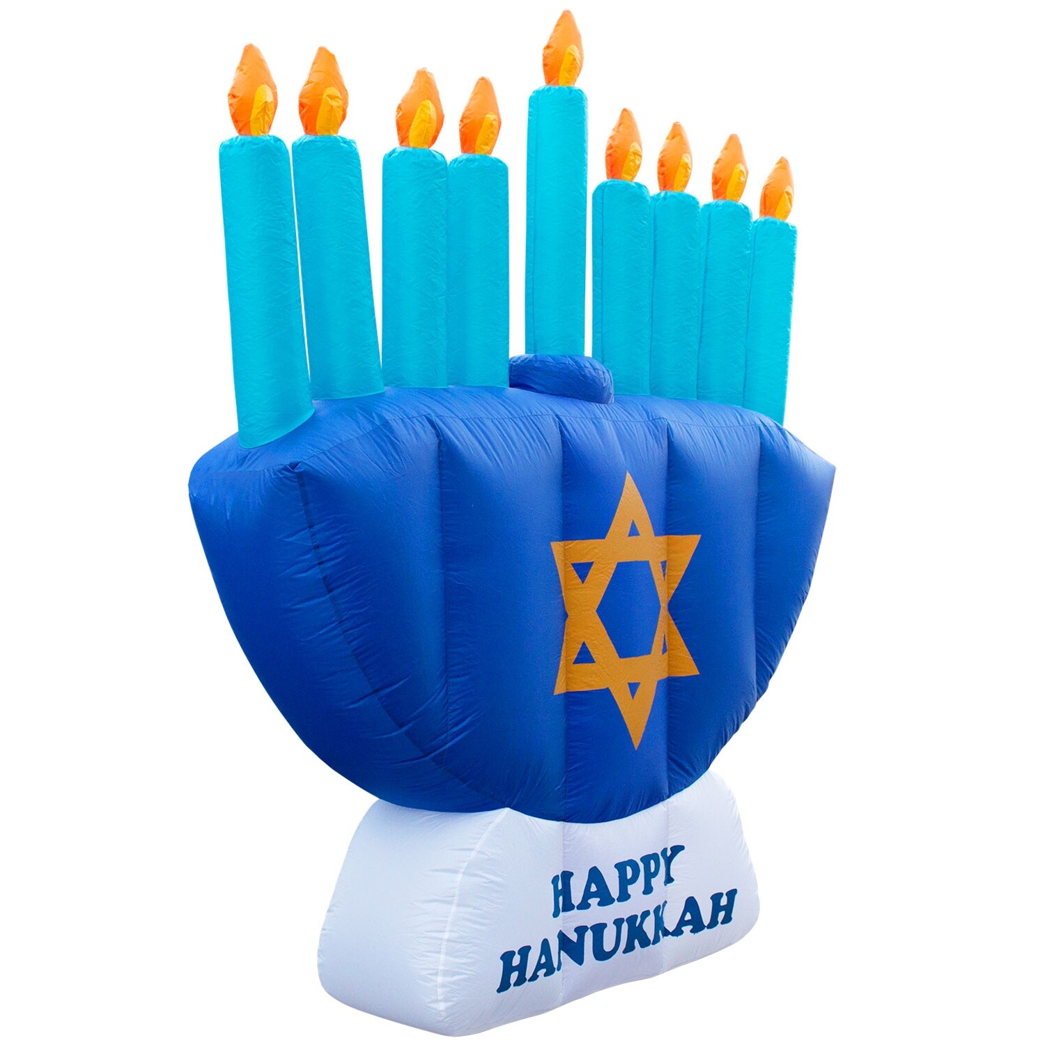 Shop Holidayana Giant Inflatable 8ft Menorah Hanukkah Decoration