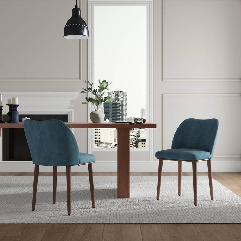 Upholstered Back Dining Chair (Set of 2)