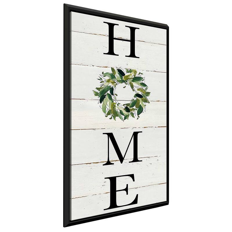 "Home" Print on Floating Canvas