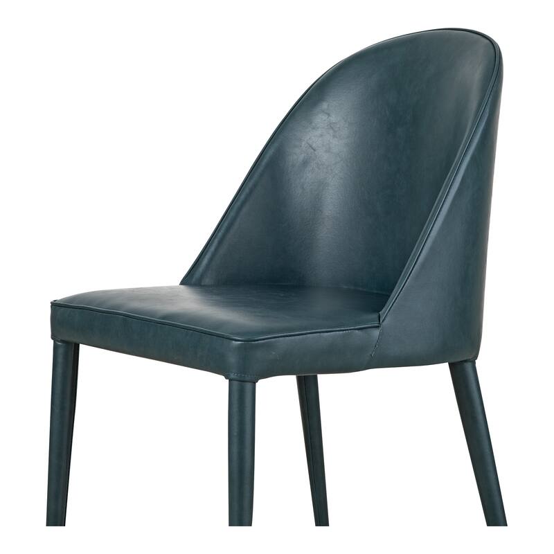 Aurelle Home Beau Modern Vegan Leather Parson Dining Chairs (Set of 2)