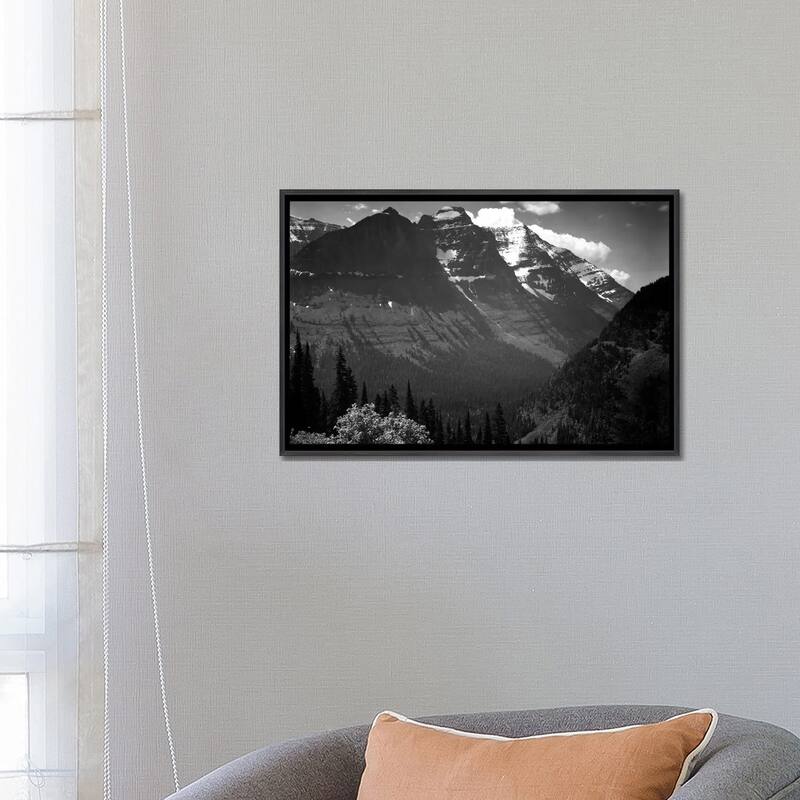 iCanvas "In Glacier National Park II" by Ansel Adams Framed