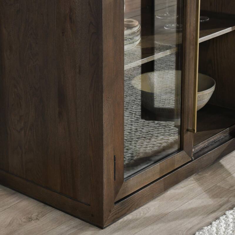 Classic Home Bradley Two-Door Oak Cabinet