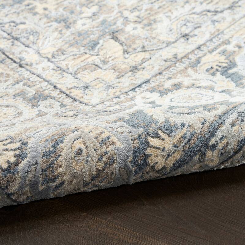 Nourison Home Sultana Indoor only Ivory/Blue Persian Area Rug