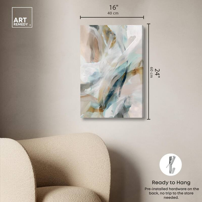 Whispering Colors I Canvas by Art Remedy, Gallery Wrapped