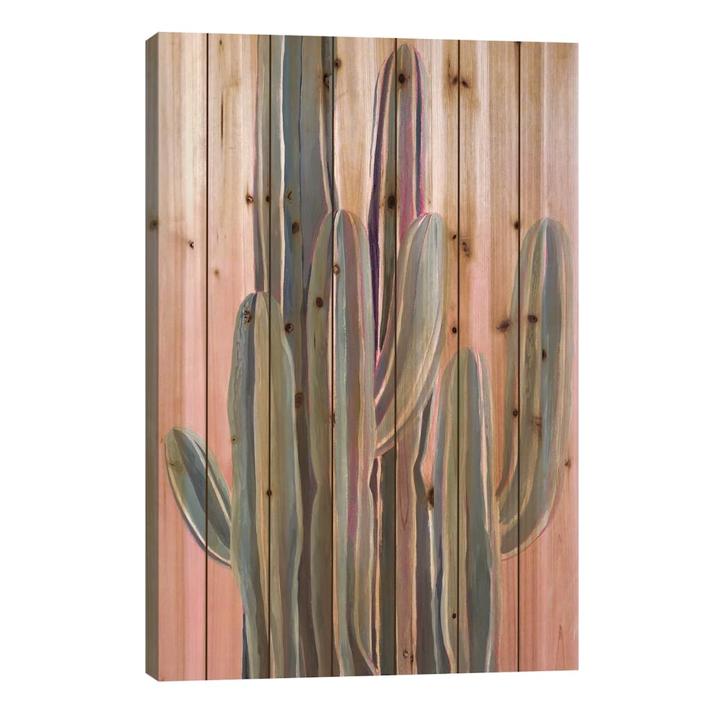 Desert Dawn II Print On Wood by Grace Popp - Multi-Color