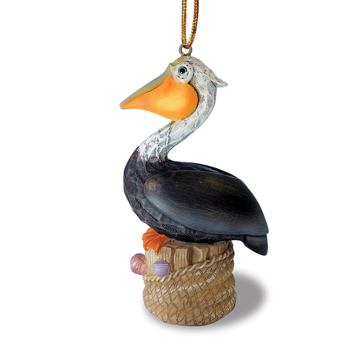 Cape ShoreCape Shore Pelican Resting on Piling Christmas Holiday Ornament Resin DailyMail
