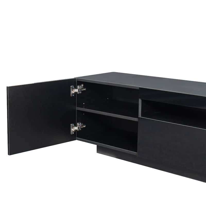 Modern LED TV Cabinet with Storage Drawers