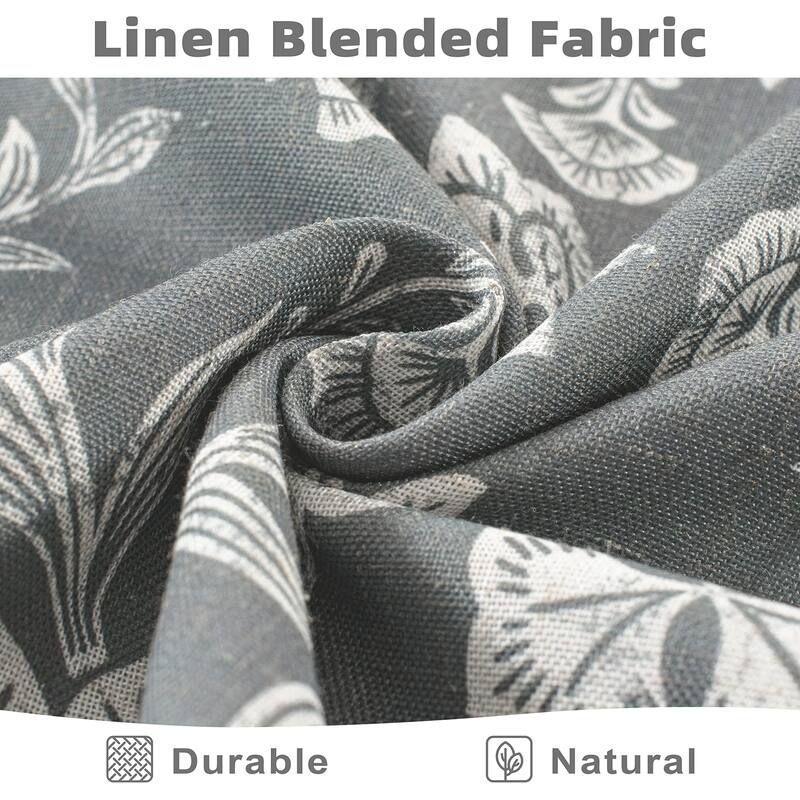 DriftAway Twyla Linen Blend Blackout Valance
