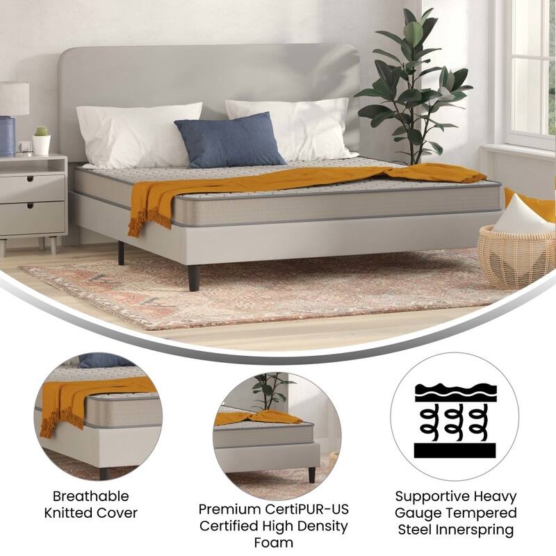 Medium Tight Top Innerspring Hybrid Mattress
