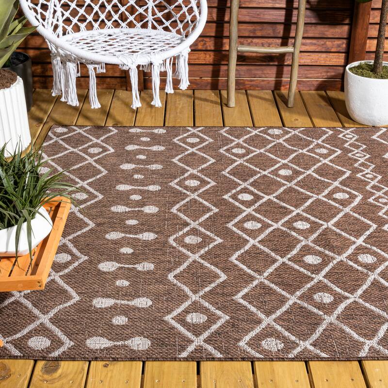 JONATHAN Y Tokay Tribal Bohemian Indoor/Outdoor Area Rug