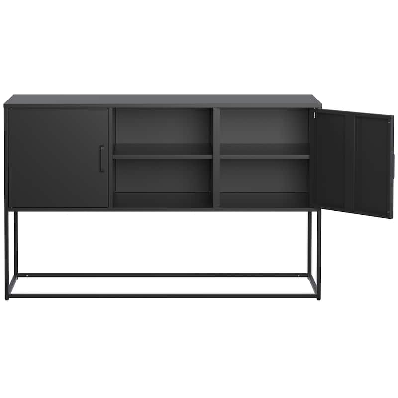 Modern Sideboard Buffet with Plenty of Storage Space - Anti-tilt mechanism, Elegant handles, Silent magnetic closure