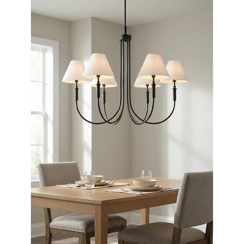 Livabliss Montclaire Modern Chandelier - Dark Grey