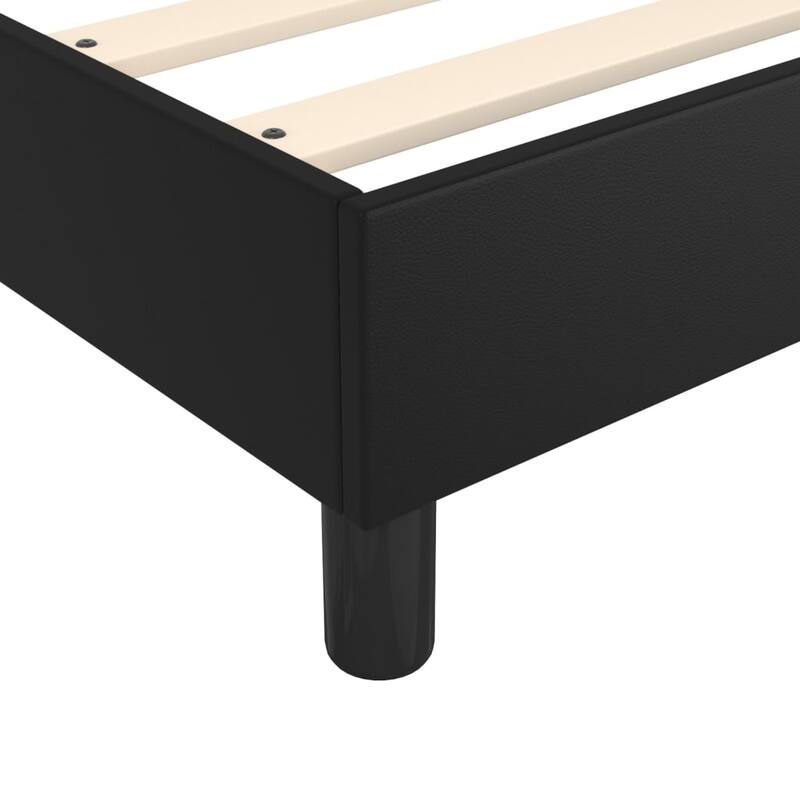 vidaXL Bed Frame Box Spring Platform Bed Mattress Foundation Faux Leather
