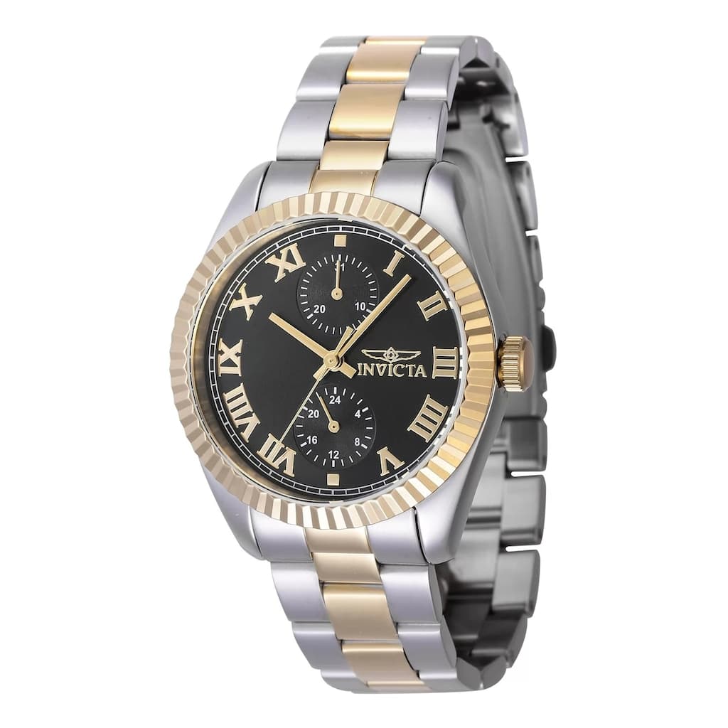 Invicta Women's 47439 Specialty Quartz Multifunction Black Dial Watch