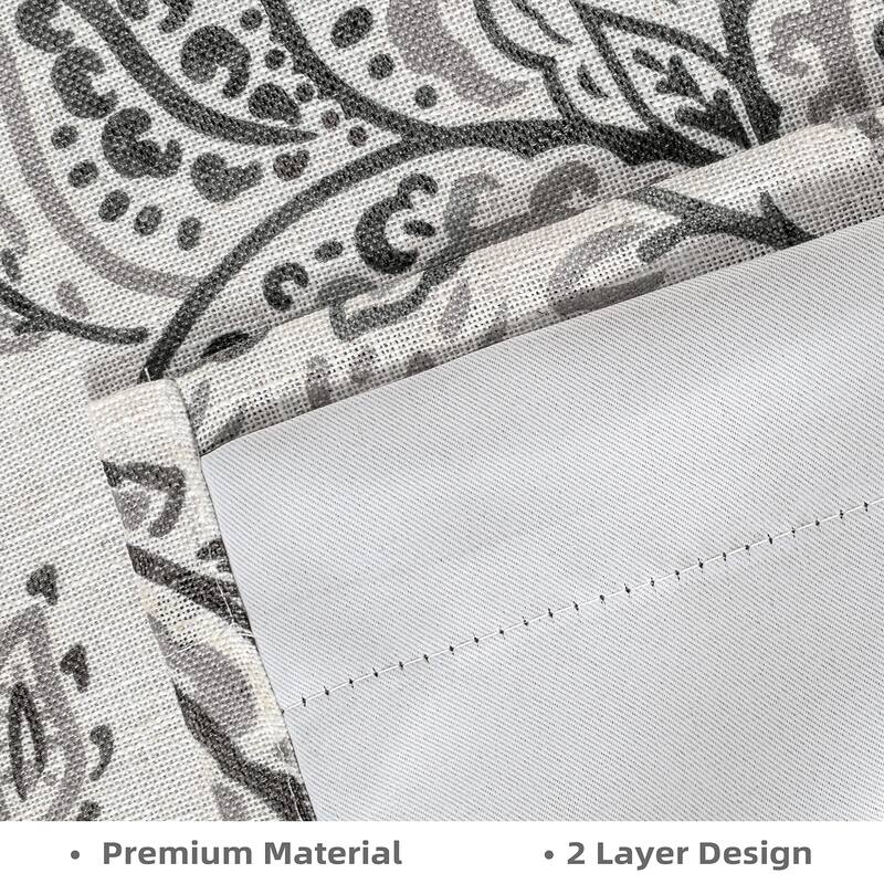 DriftAway Jacob Linen Blend Blackout Valance